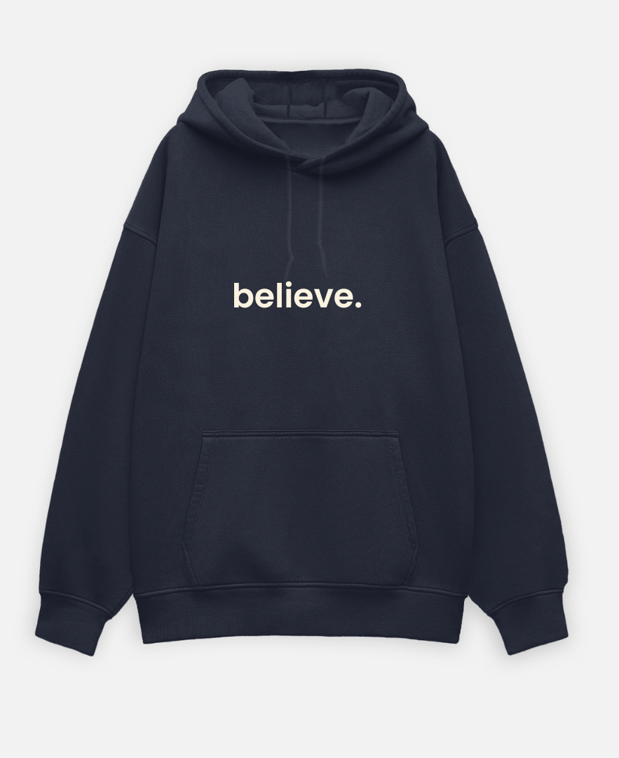 Celéveré “Believe.” Essential Oversized Hoodie
