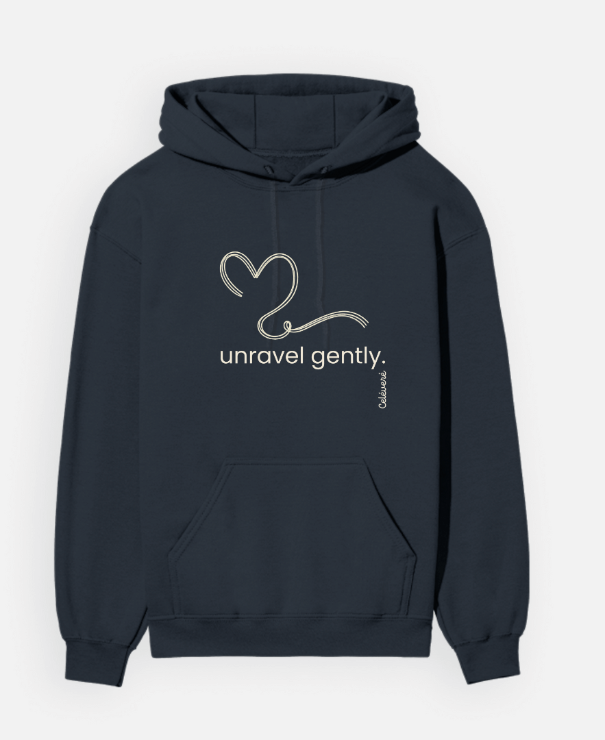 Celéveré Signature Series: Unravel Gently 300 GSM Premium Unisex Hoodies