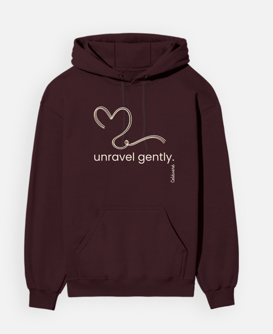 Celéveré Signature Series: Unravel Gently 300 GSM Premium Unisex Hoodies