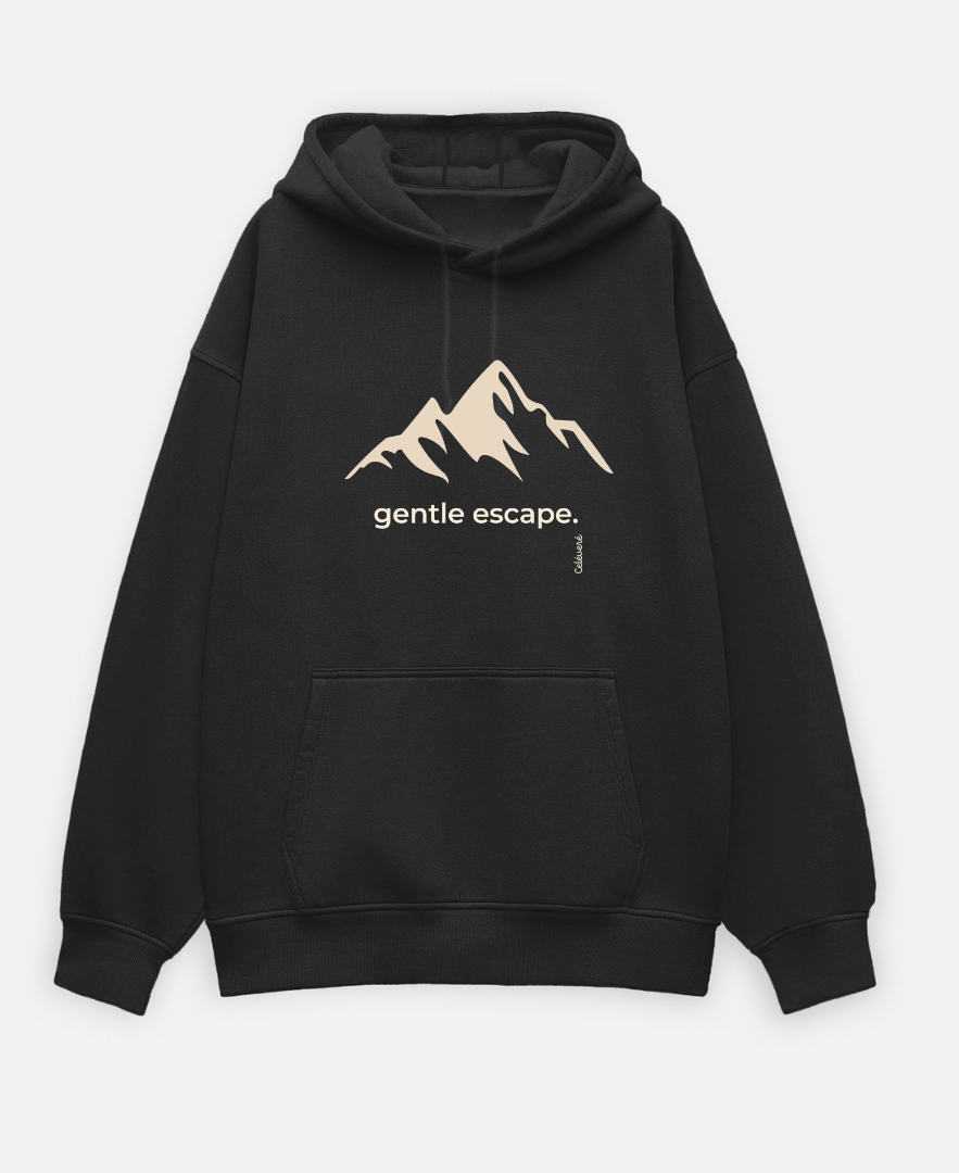 Celéveré Signature Series : GENTLE ESCAPE premium Unisex OVERSIZED HOODIE