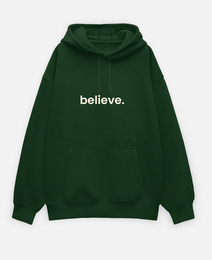 Celéveré “Believe.” Essential Oversized Hoodie