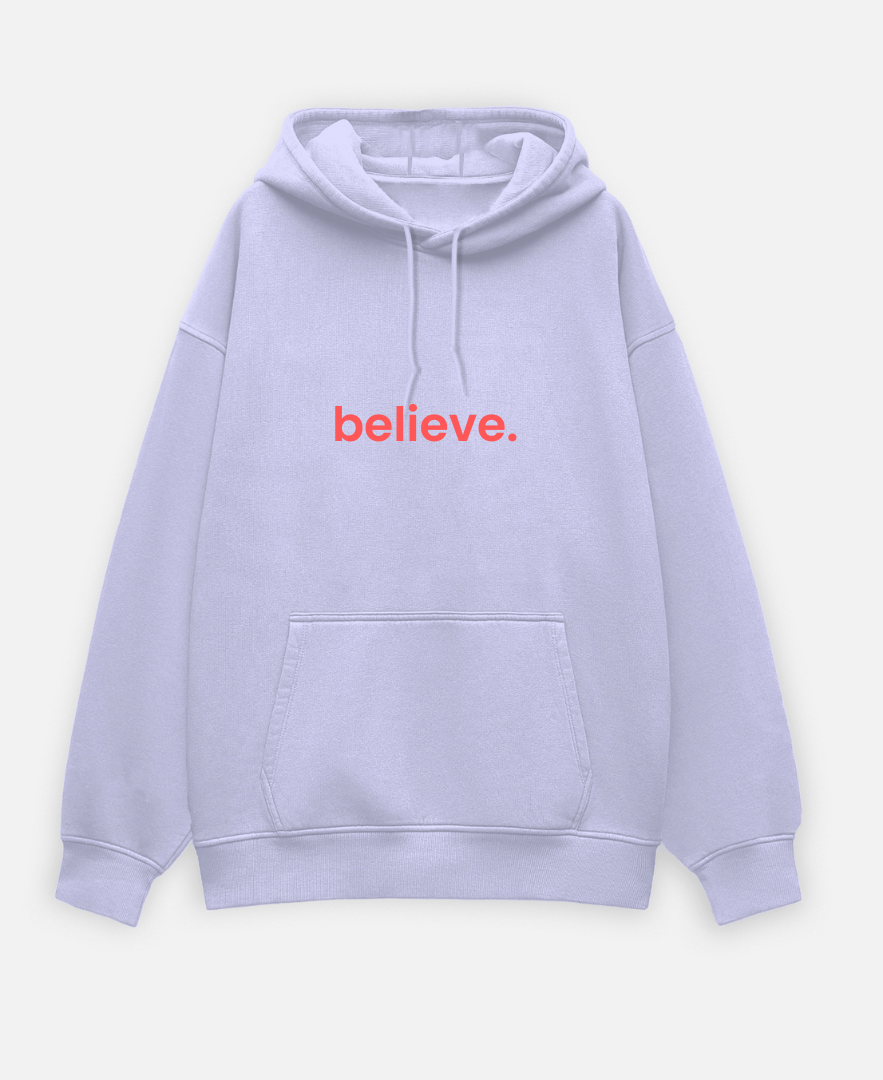 Celéveré “Believe.” Essential Oversized Hoodie
