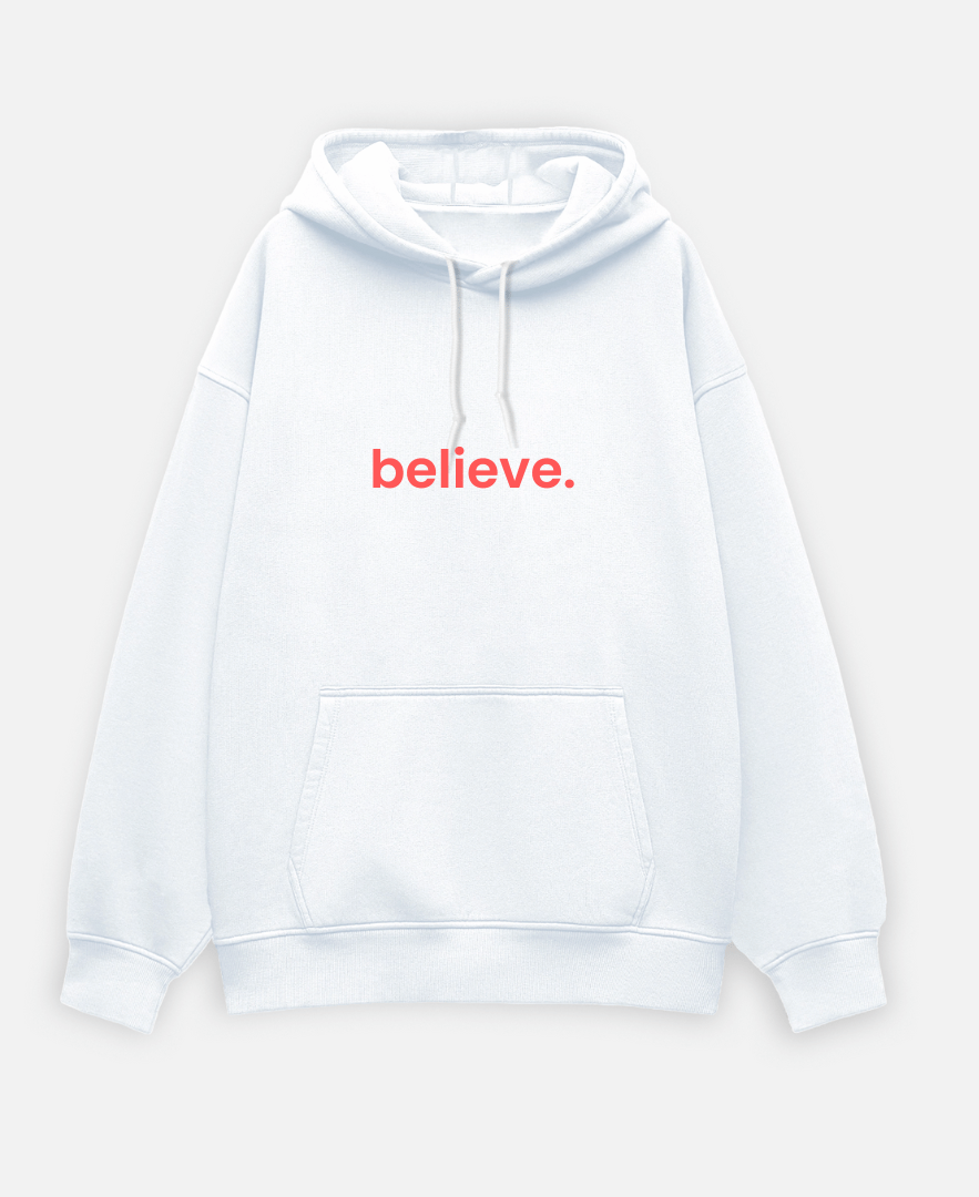 Celéveré “Believe.” Essential Oversized Hoodie